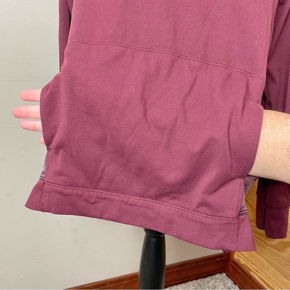 Lululemon Starting Place Hoodie in Garnet Purple 4 W3ABWS Activewear Workout - Picture 6 of 11